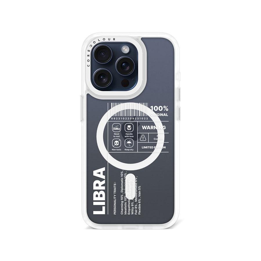iPhone 15 Pro Max Warning Libra Phone Case MagSafe Compatible - CORECOLOUR AU