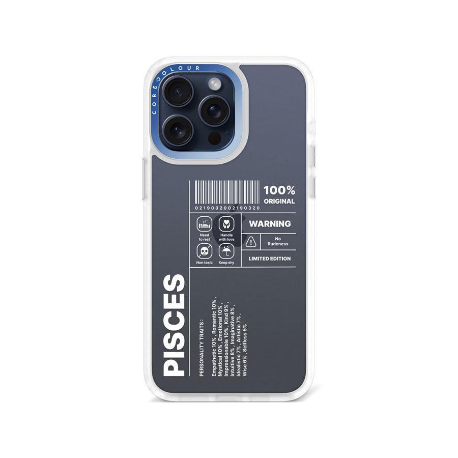 iPhone 15 Pro Max Warning Pisces Phone Case - CORECOLOUR AU
