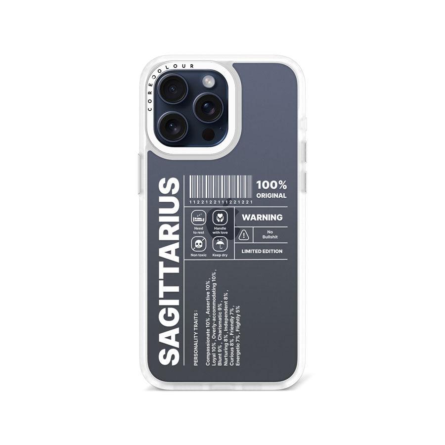 iPhone 15 Pro Max Warning Sagittarius Phone Case - CORECOLOUR AU