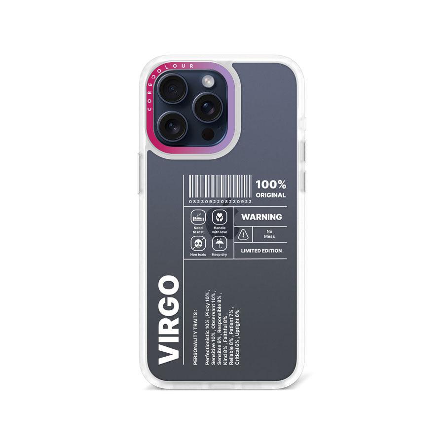 iPhone 15 Pro Max Warning Virgo Phone Case - CORECOLOUR AU