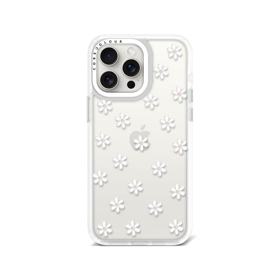 iPhone 15 Pro Max White Flower Mini Phone Case - CORECOLOUR AU