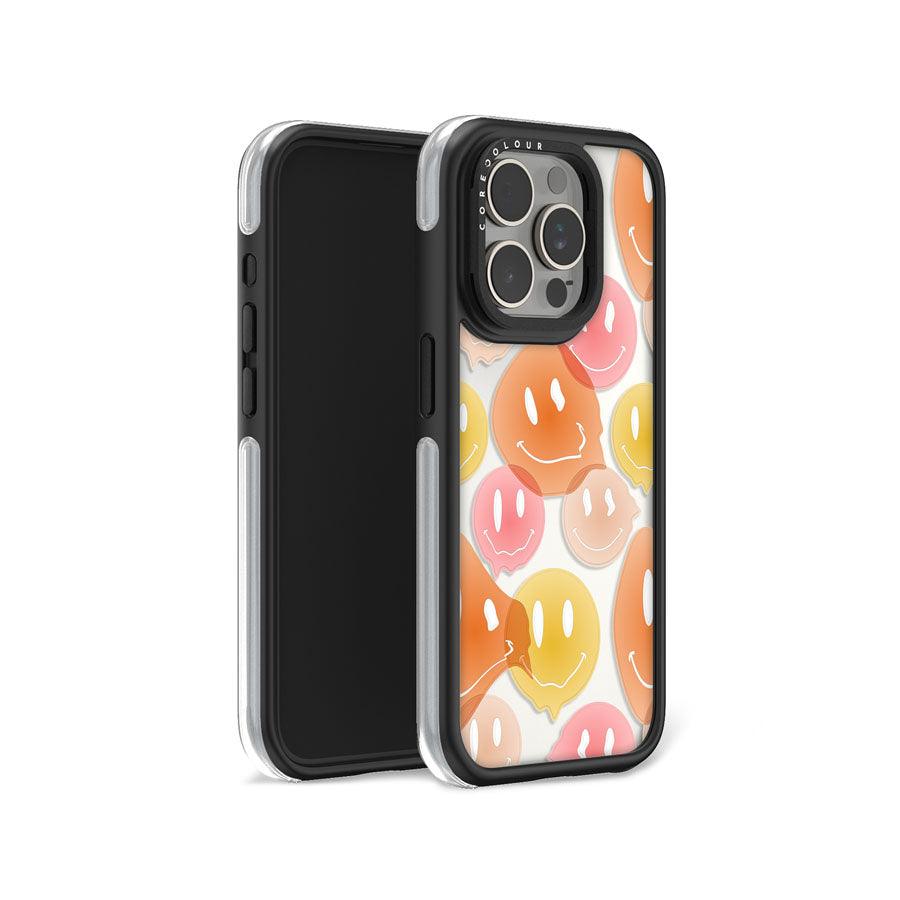 iPhone 15 Pro Melting Smile Camera Ring Kickstand Case - CORECOLOUR AU