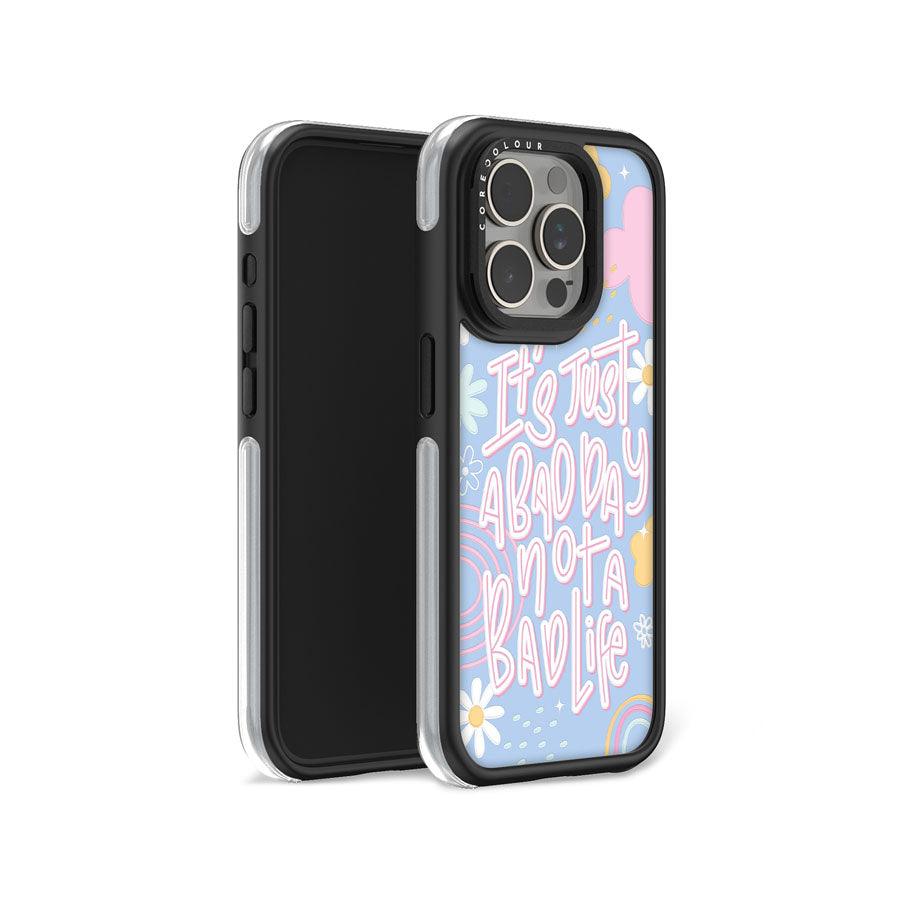 iPhone 15 Pro Not A Bad Life Camera Ring Kickstand Case - CORECOLOUR AU