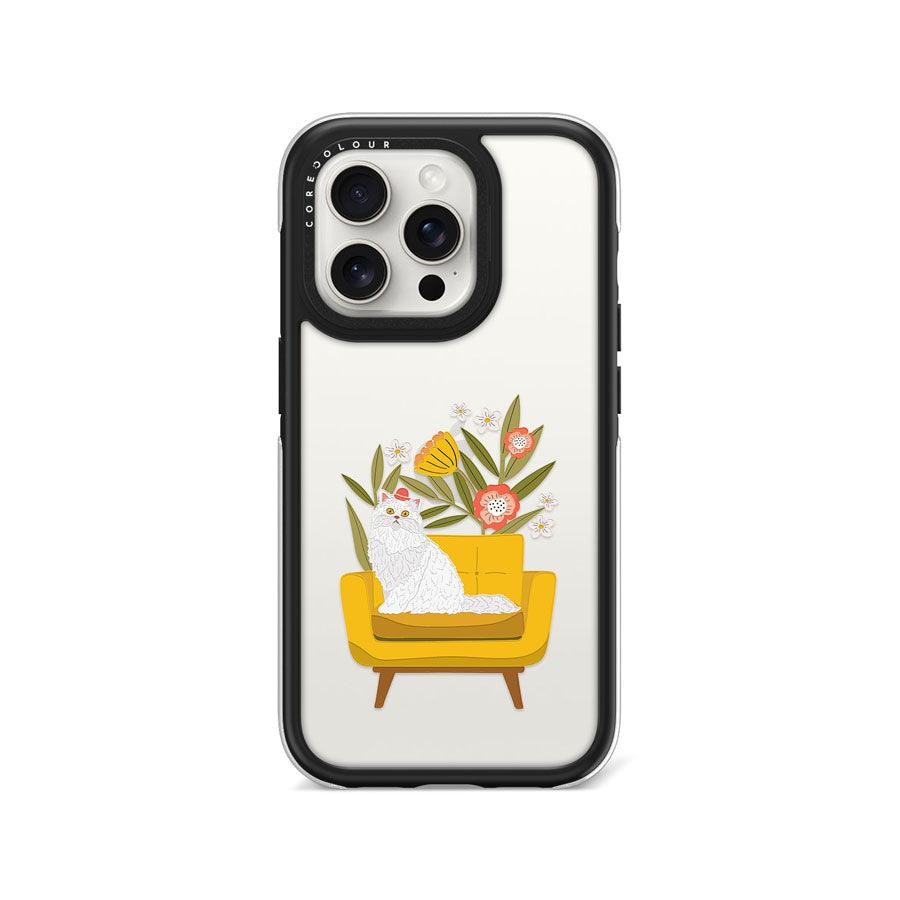 iPhone 15 Pro Persian Cat Camera Ring Kickstand Case - CORECOLOUR AU