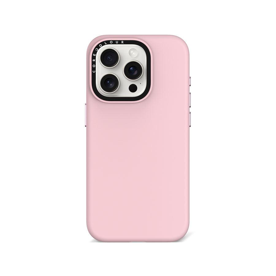 iPhone 15 Pro Pink Ballerina Silicone Phone Case Magsafe Compatible