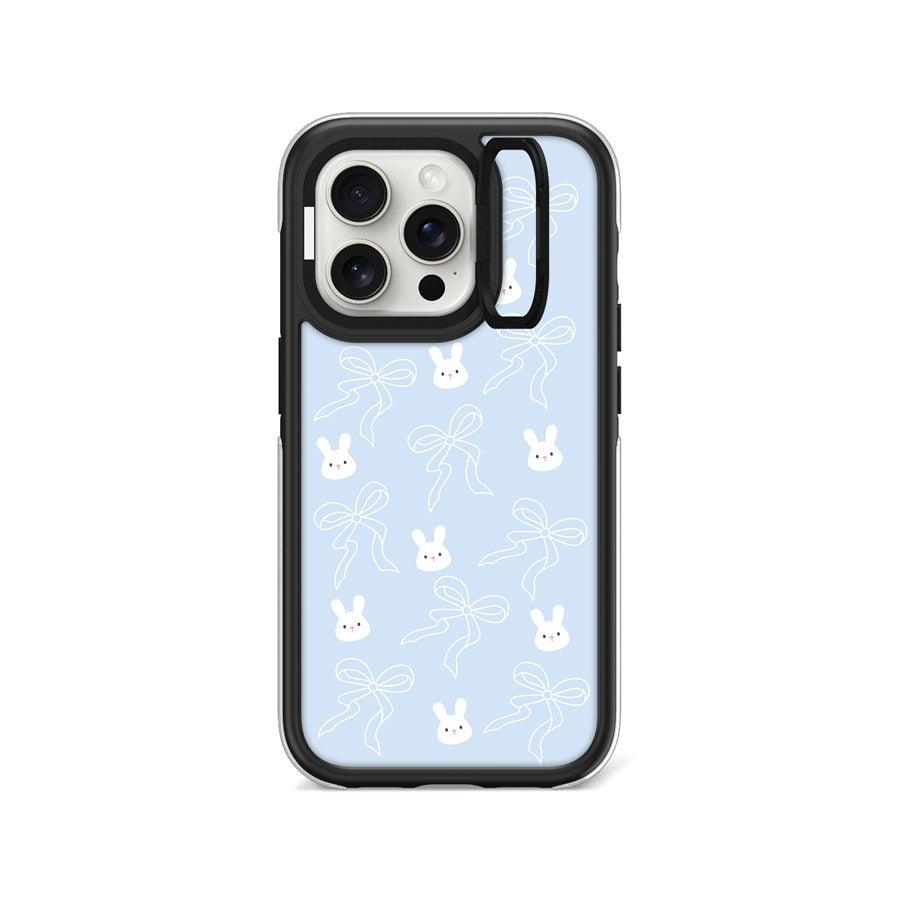 iPhone 15 Pro Rabbit and Ribbon Camera Ring Kickstand Case - CORECOLOUR AU