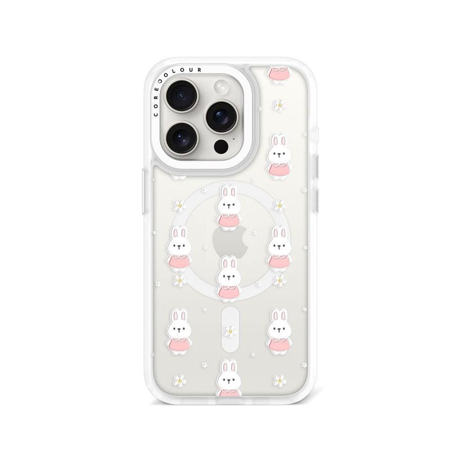 iPhone 15 Pro Rabbit in Pink Phone Case MagSafe Compatible - CORECOLOUR AU