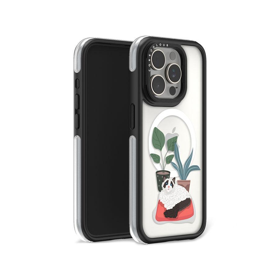 iPhone 15 Pro Ragdoll Cat Camera Ring Kickstand Case MagSafe Compatible - CORECOLOUR AU