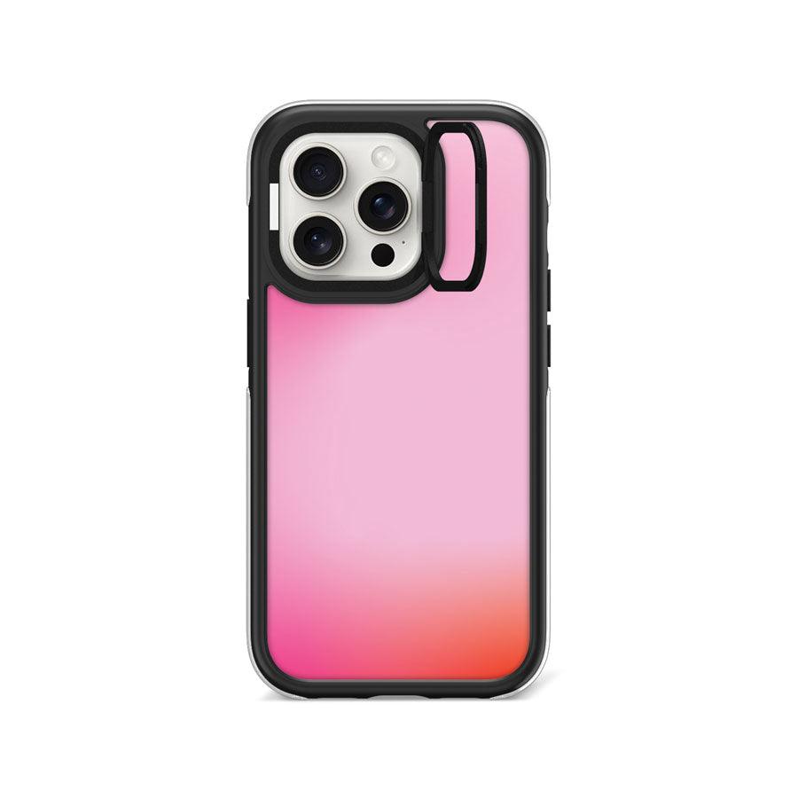 iPhone 15 Pro Rose Radiance Camera Ring Kickstand Case - CORECOLOUR AU