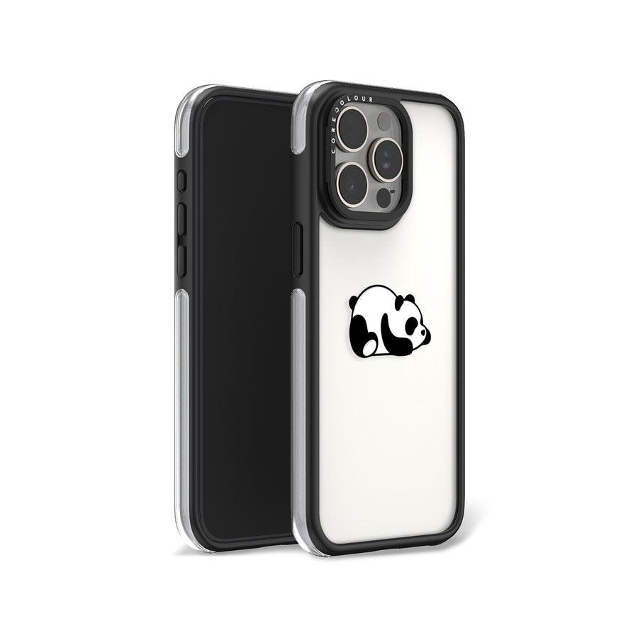 iPhone 15 Pro Sketching Panda Camera Ring Kickstand Case - CORECOLOUR AU