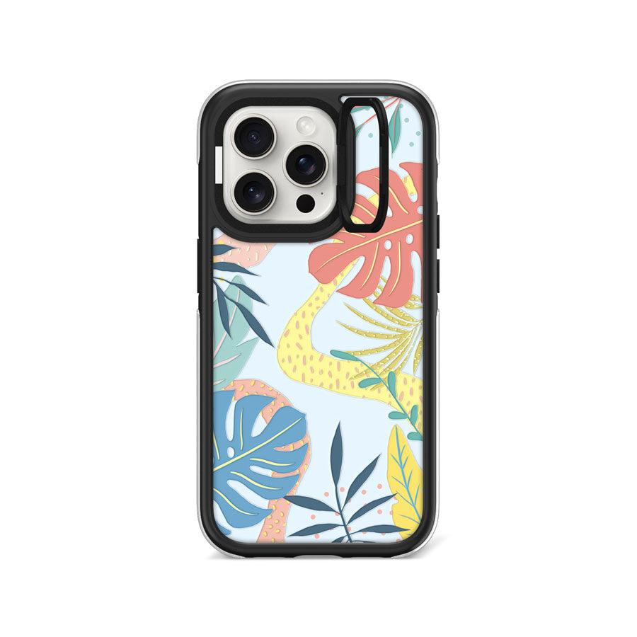 iPhone 15 Pro Tropical Summer III Camera Ring Kickstand Case - CORECOLOUR AU