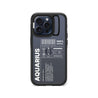 iPhone 15 Pro Warning Aquarius Camera Ring Kickstand Case - CORECOLOUR AU