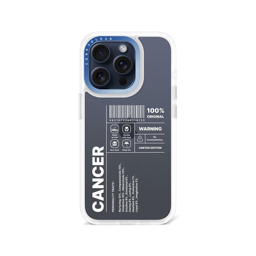 iPhone 15 Pro Warning Cancer Phone Case - CORECOLOUR AU