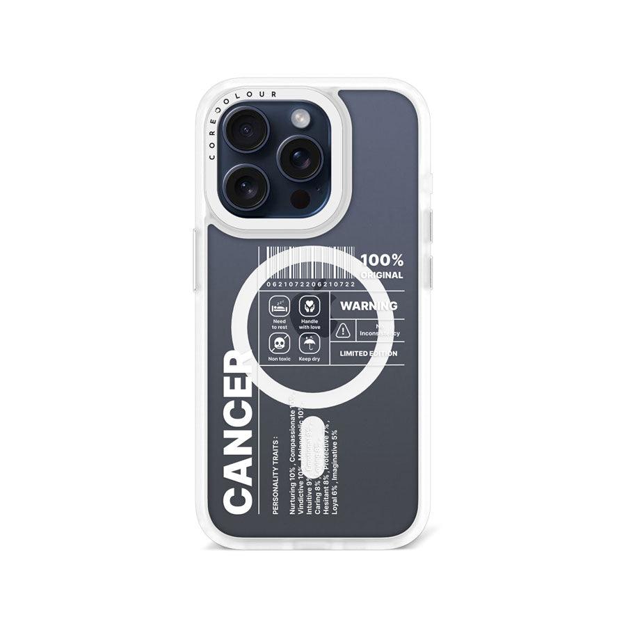 iPhone 15 Pro Warning Cancer Phone Case MagSafe Compatible - CORECOLOUR AU