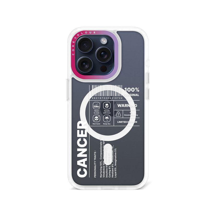 iPhone 15 Pro Warning Cancer Phone Case MagSafe Compatible - CORECOLOUR AU