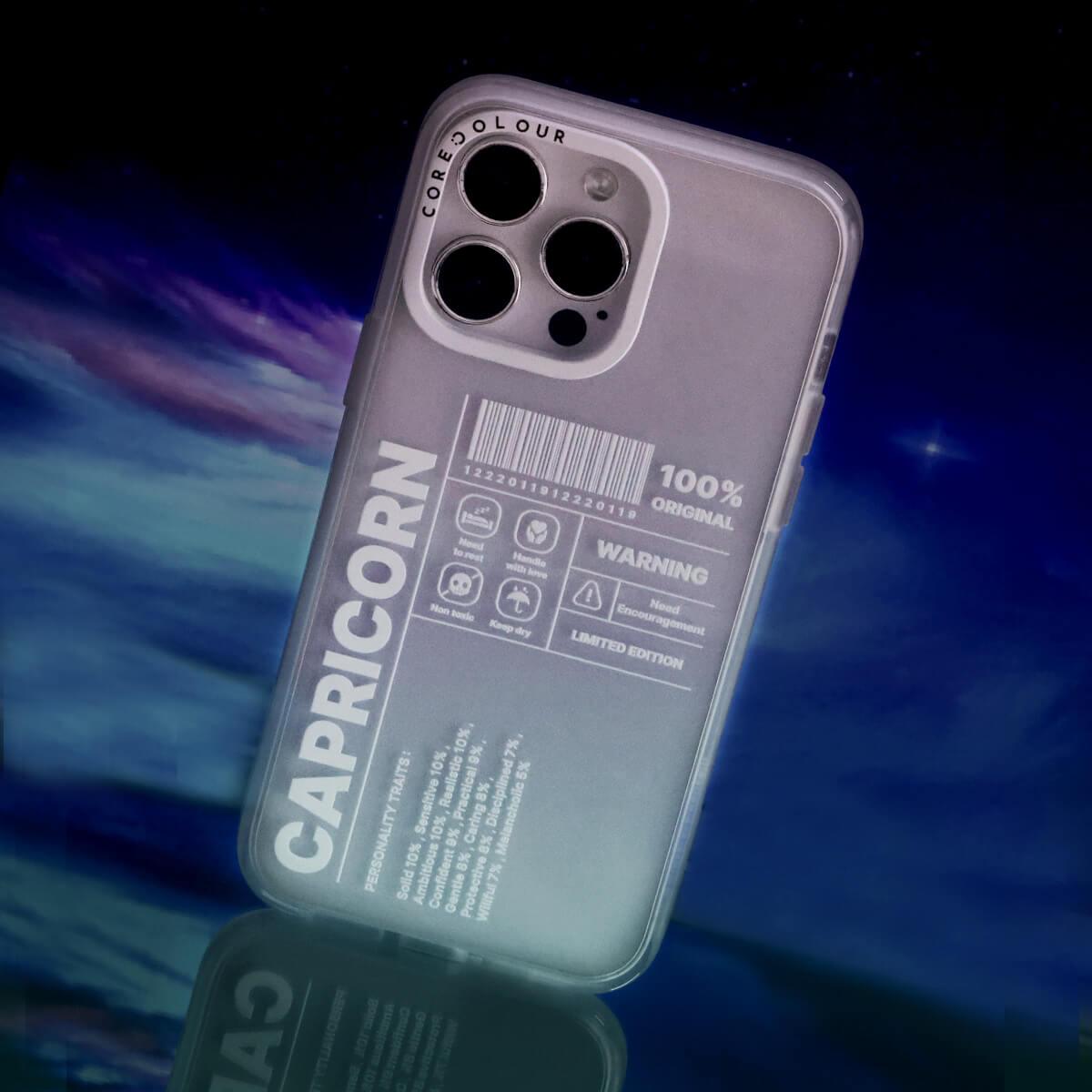 iPhone 15 Pro Warning Capricorn Phone Case - CORECOLOUR AU