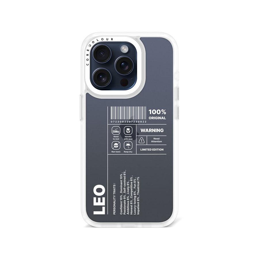 iPhone 15 Pro Warning Leo Phone Case - CORECOLOUR AU