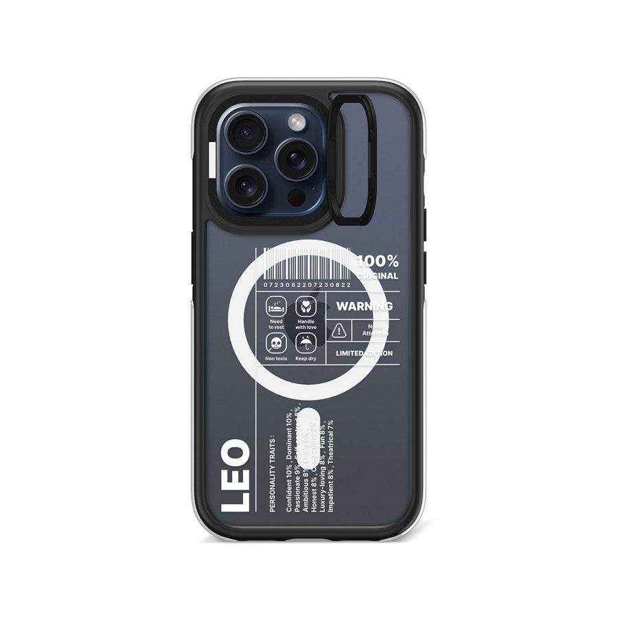 iPhone 15 Pro Warning Leo Ring Kickstand Case MagSafe Compatible - CORECOLOUR AU