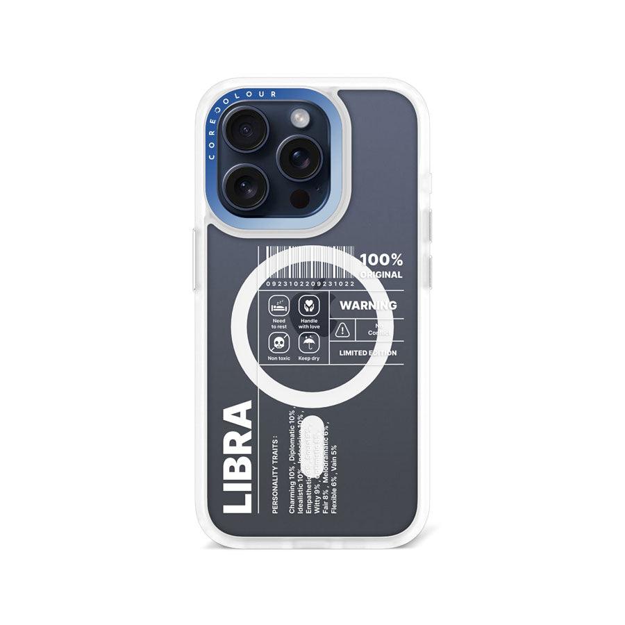 iPhone 15 Pro Warning Libra Phone Case MagSafe Compatible - CORECOLOUR AU