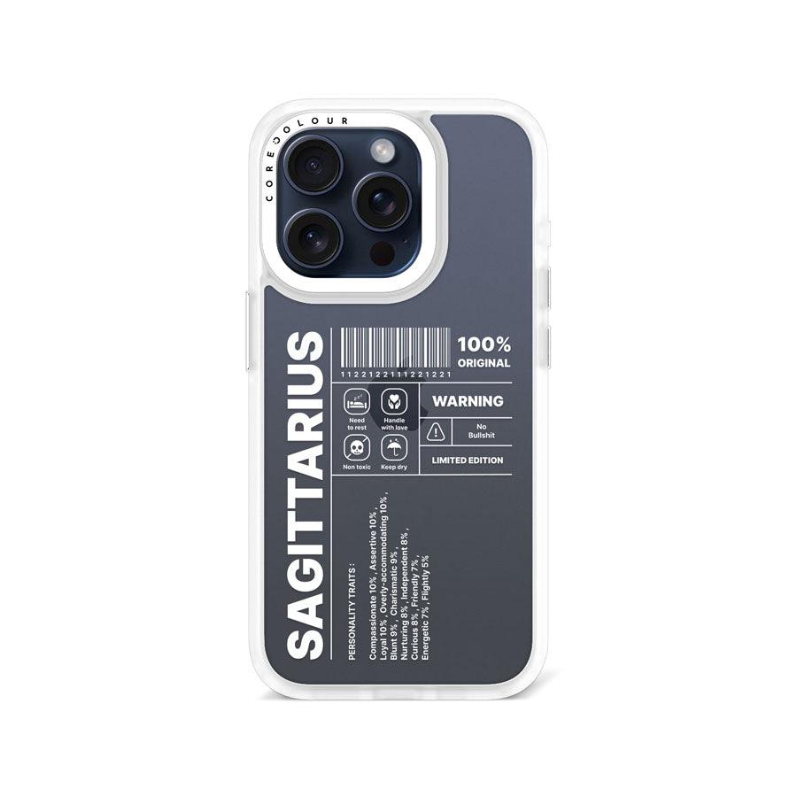 iPhone 15 Pro Warning Sagittarius Phone Case - CORECOLOUR AU