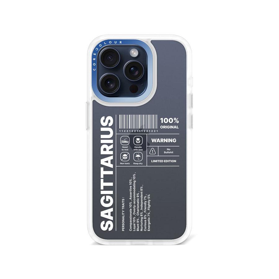 iPhone 15 Pro Warning Sagittarius Phone Case - CORECOLOUR AU