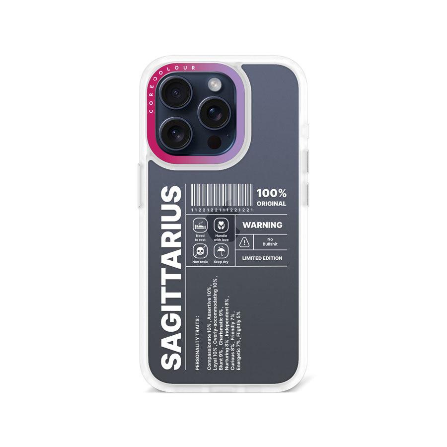 iPhone 15 Pro Warning Sagittarius Phone Case - CORECOLOUR AU