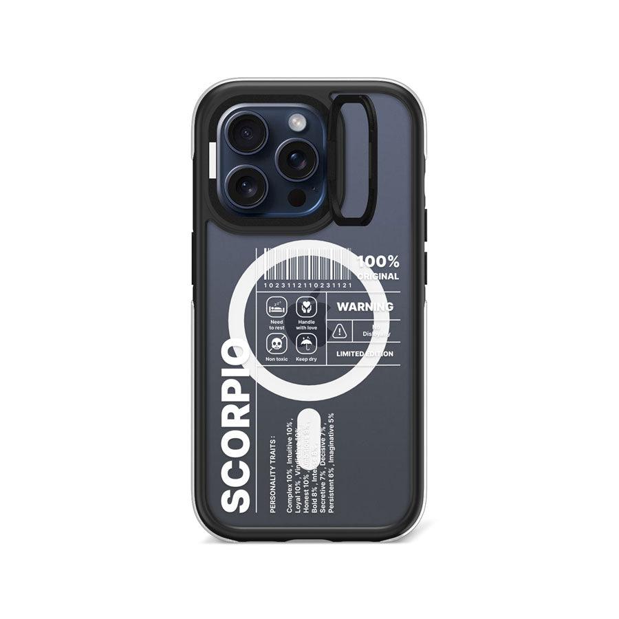 iPhone 15 Pro Warning Scorpio Ring Kickstand Case MagSafe Compatible - CORECOLOUR AU