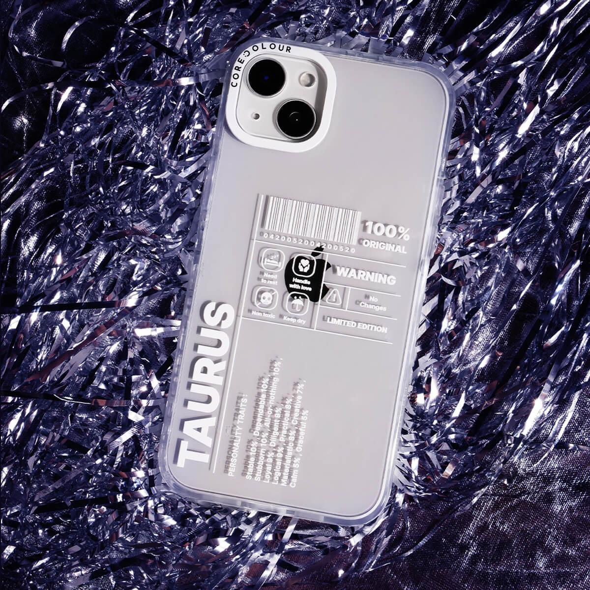 iPhone 15 Pro Warning Taurus Phone Case - CORECOLOUR AU