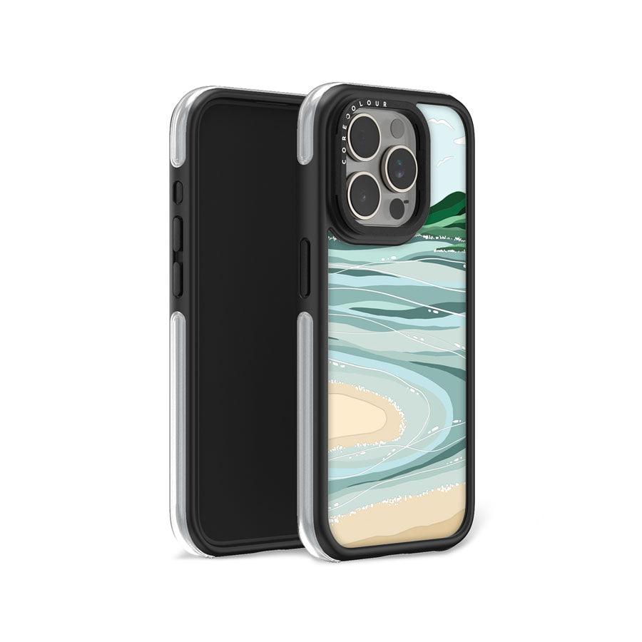 iPhone 15 Pro Whitehaven Beach Camera Ring Kickstand Case - CORECOLOUR AU