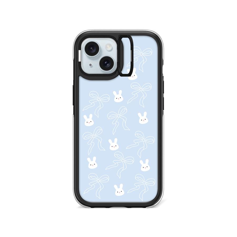 iPhone 15 Rabbit and Ribbon Camera Ring Kickstand Case - CORECOLOUR AU