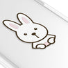 iPhone 15 Rabbit is watching you Phone Case - CORECOLOUR AU