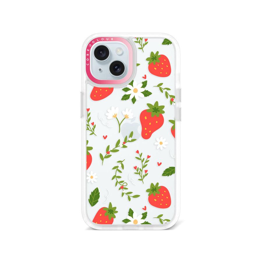 iPhone 15 Strawberry Flower Phone Case - CORECOLOUR AU