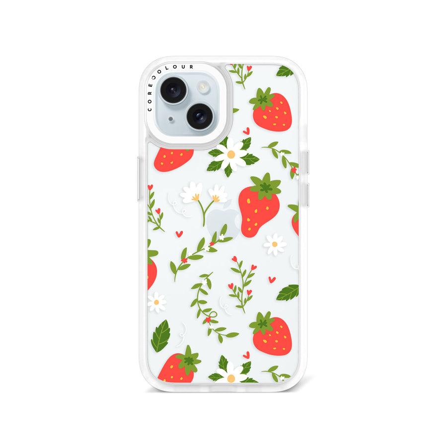 iPhone 15 Strawberry Flower Phone Case - CORECOLOUR AU