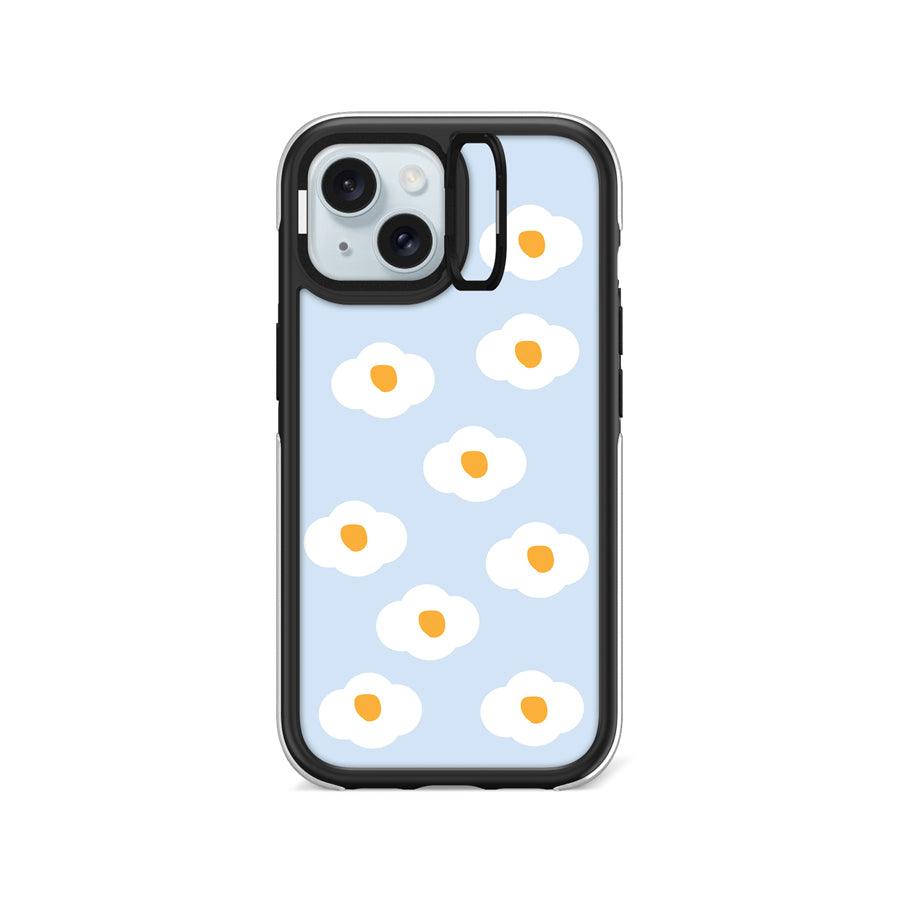 iPhone 15 Sunny-Side Up Egg Camera Ring Kickstand Case - CORECOLOUR AU