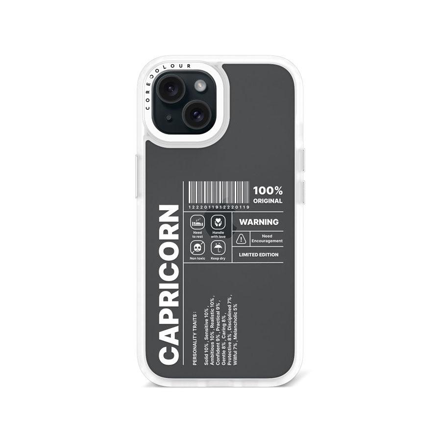 iPhone 15 Warning Capricorn Phone Case - CORECOLOUR AU