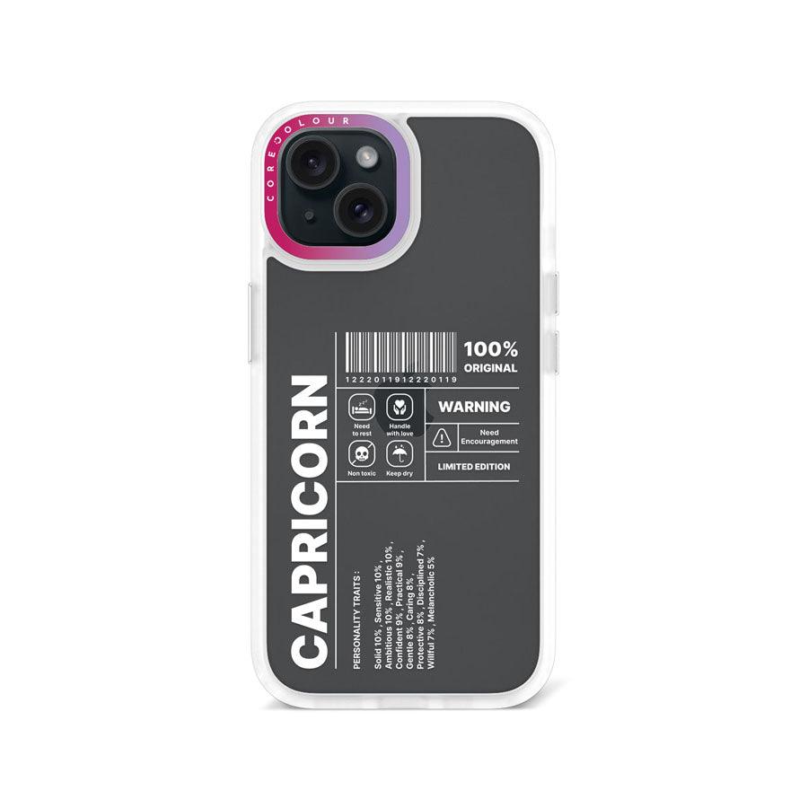 iPhone 15 Warning Capricorn Phone Case - CORECOLOUR AU