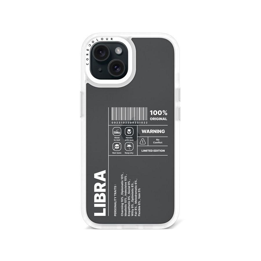 iPhone 15 Warning Libra Phone Case - CORECOLOUR AU