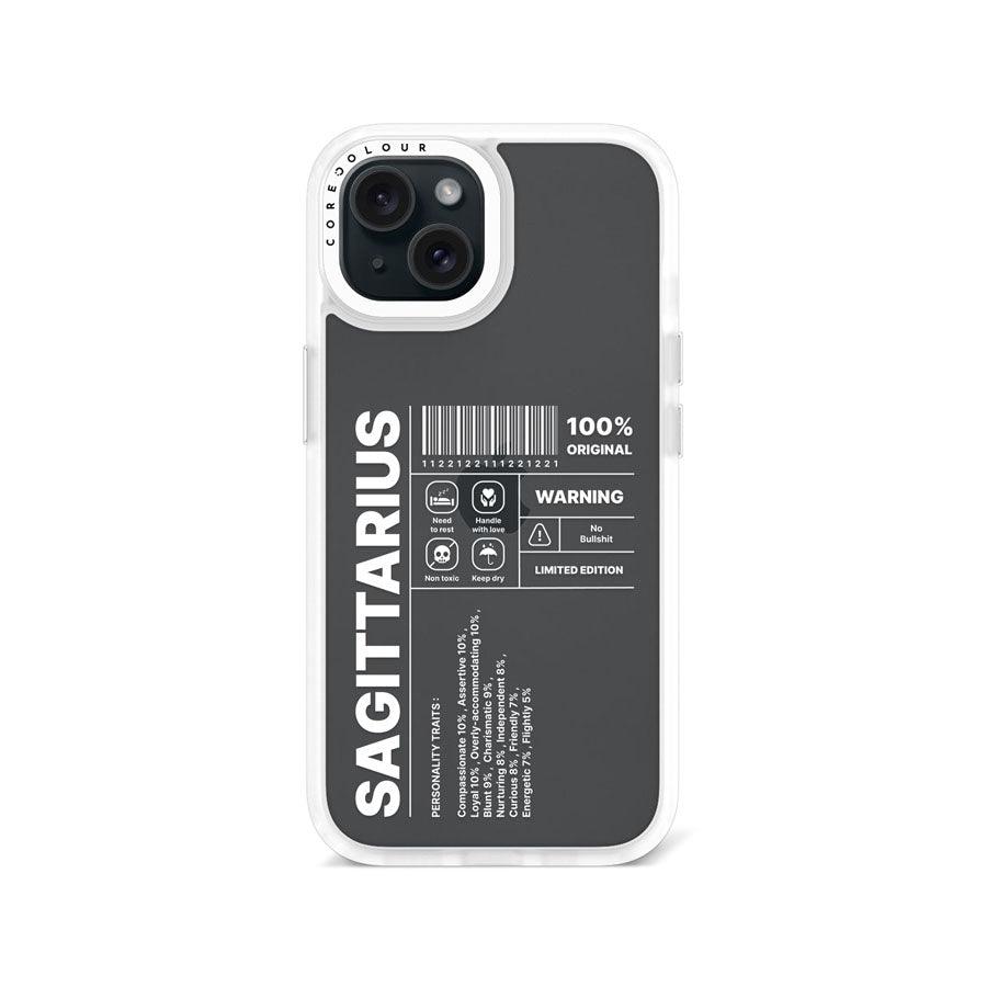 iPhone 15 Warning Sagittarius Phone Case - CORECOLOUR AU