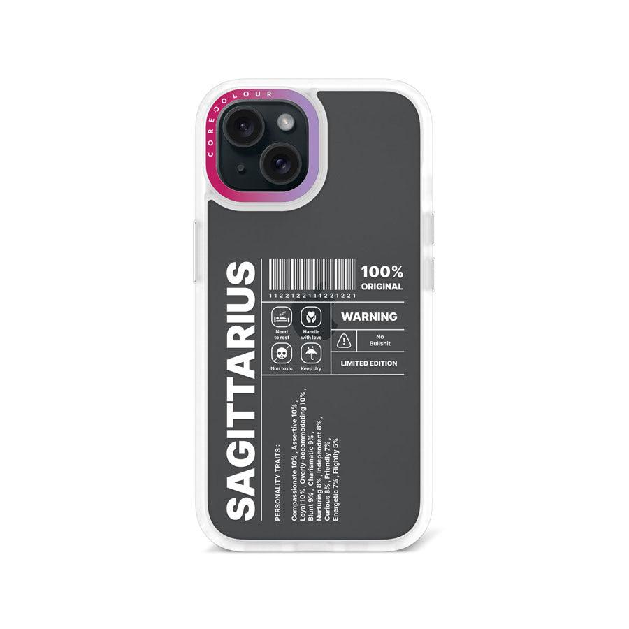 iPhone 15 Warning Sagittarius Phone Case - CORECOLOUR AU