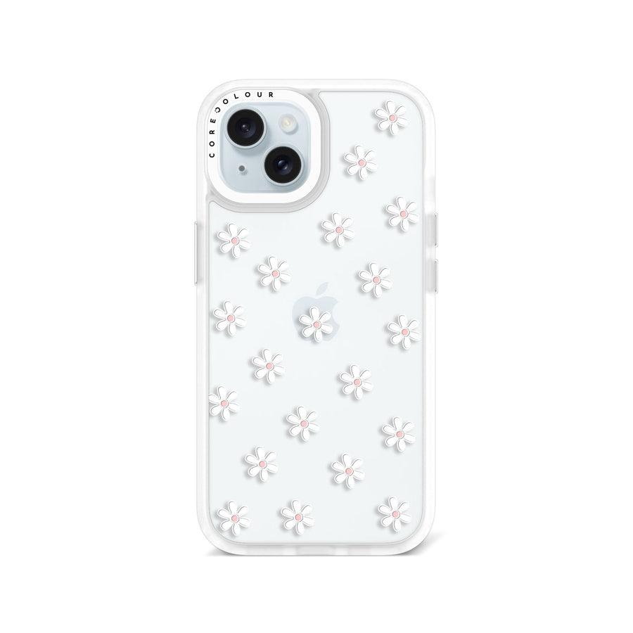 iPhone 15 White Flower Mini Phone Case - CORECOLOUR AU