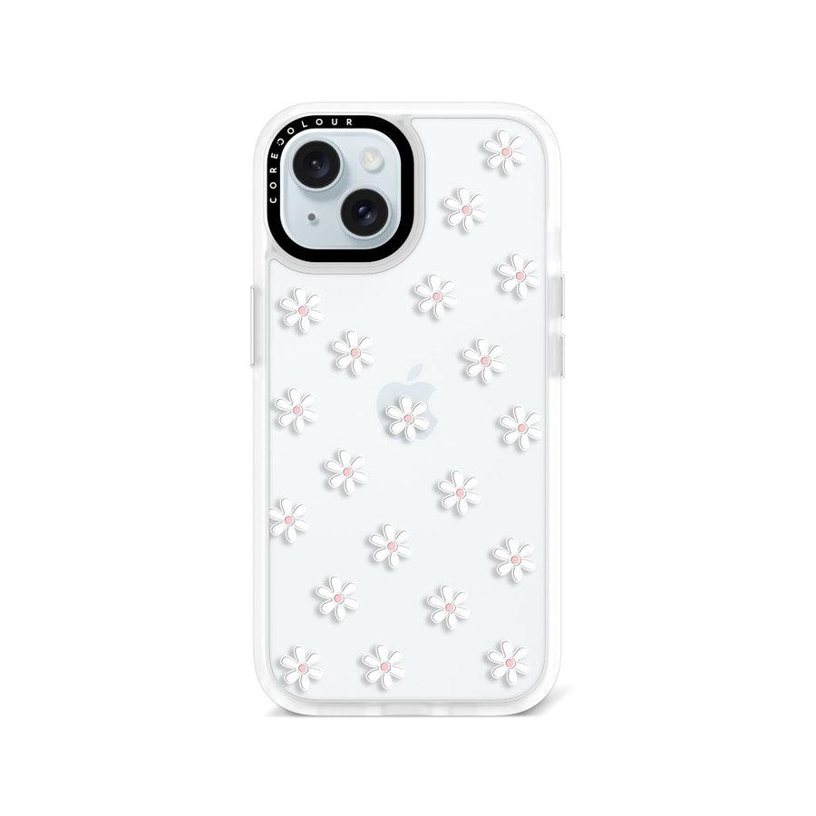 iPhone 15 White Flower Mini Phone Case - CORECOLOUR AU