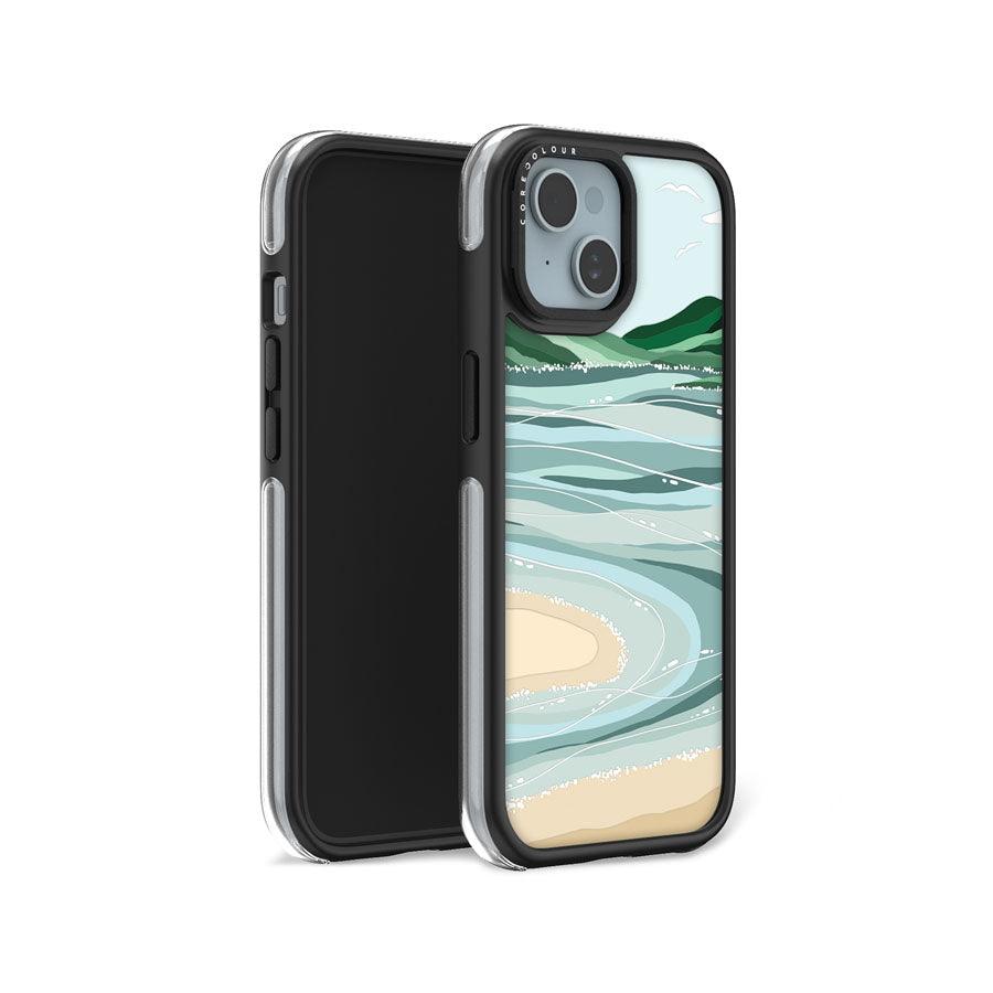 iPhone 15 Whitehaven Beach Camera Ring Kickstand Case - CORECOLOUR AU