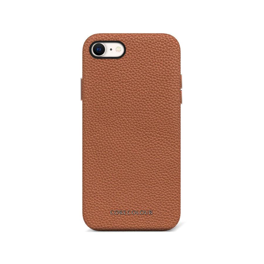 iPhone 7 Brown Premium Leather Phone Case - CORECOLOUR AU