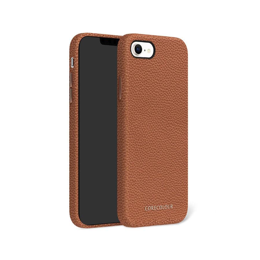 iPhone 8 Brown Premium Leather Phone Case CORECOLOUR AU