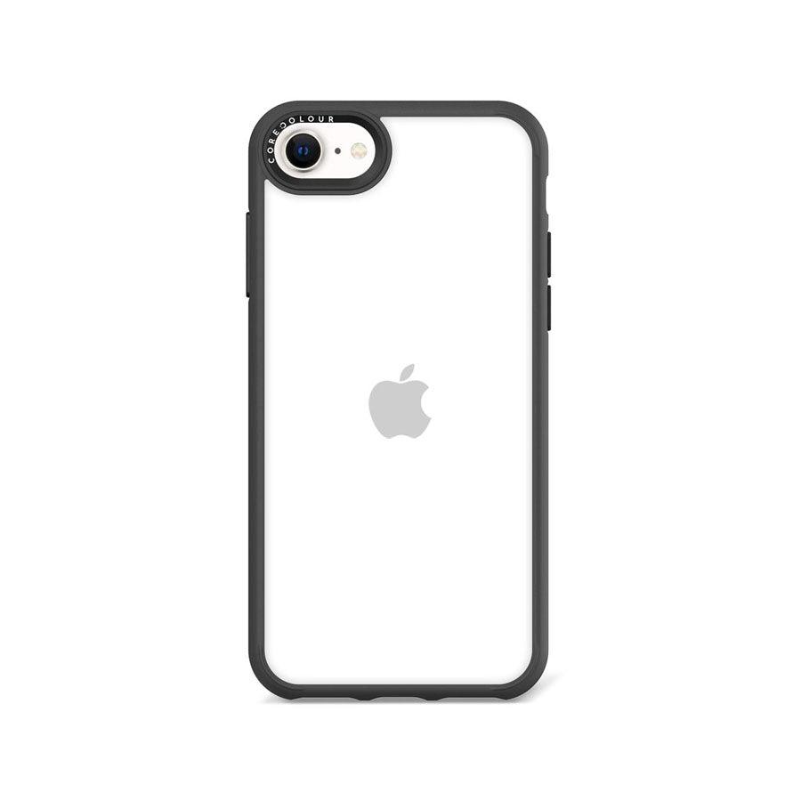 iPhone 8 Jet Black Clear Phone Case - CORECOLOUR AU
