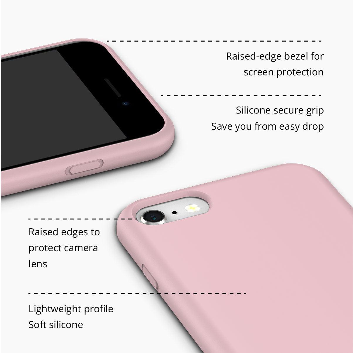 iPhone 8 Pink Ballerina Silicone Phone Case - CORECOLOUR AU