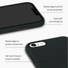 iPhone SE 2020 Black Premium Leather Phone Case - CORECOLOUR AU