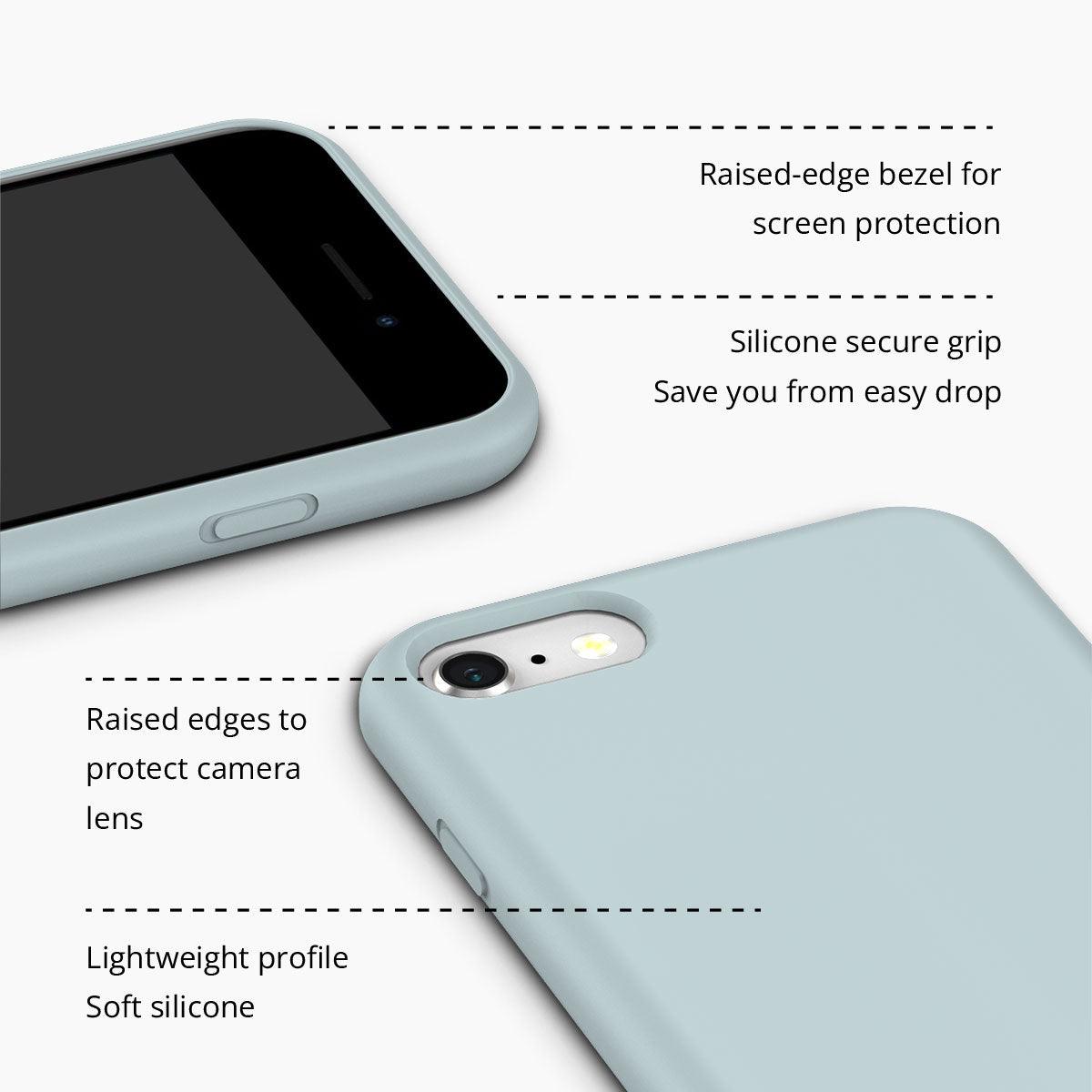 iPhone SE 2020 Blue Beauty Silicone Phone Case - CORECOLOUR AU