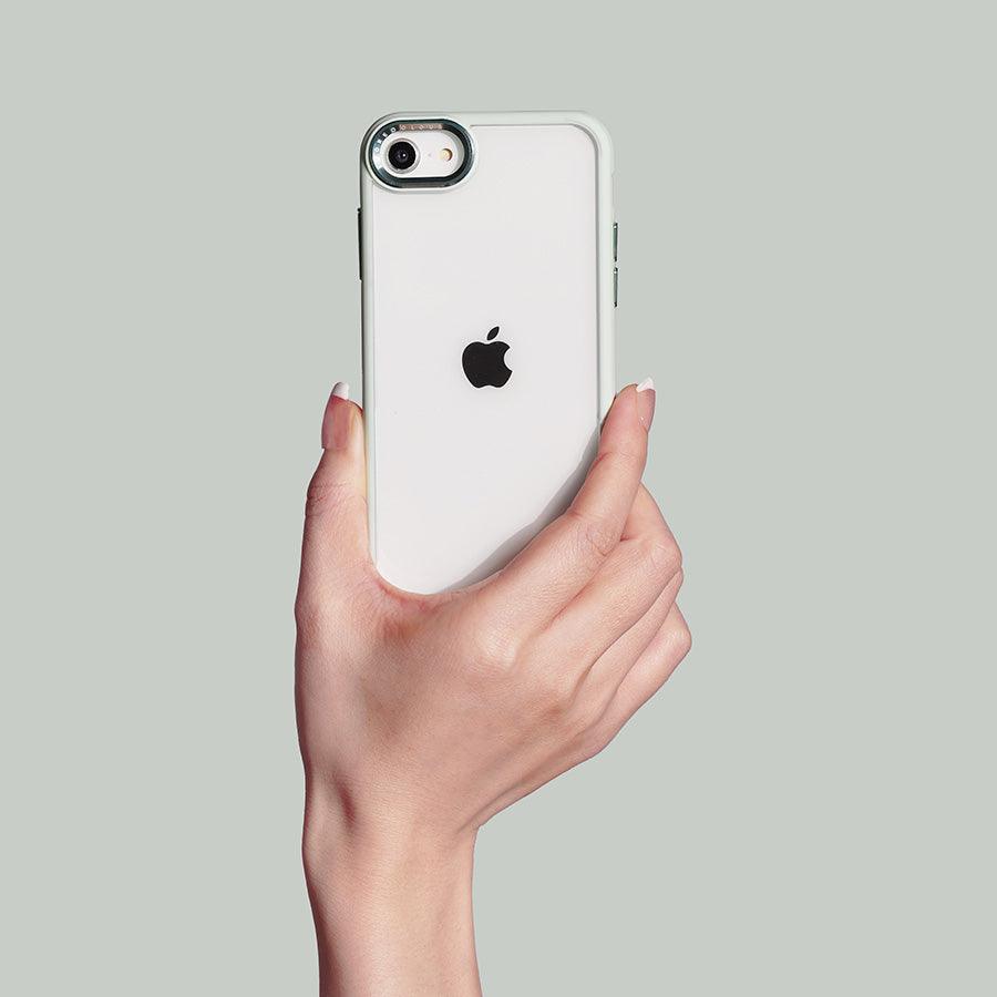 iPhone SE 2020 Hint of Mint Clear Phone Case - CORECOLOUR AU