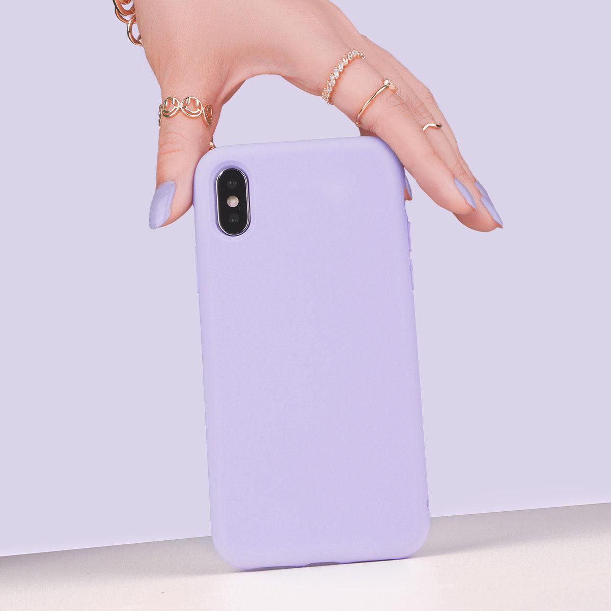 iPhone SE 2020 Lady Lavender Silicone Phone Case - CORECOLOUR AU